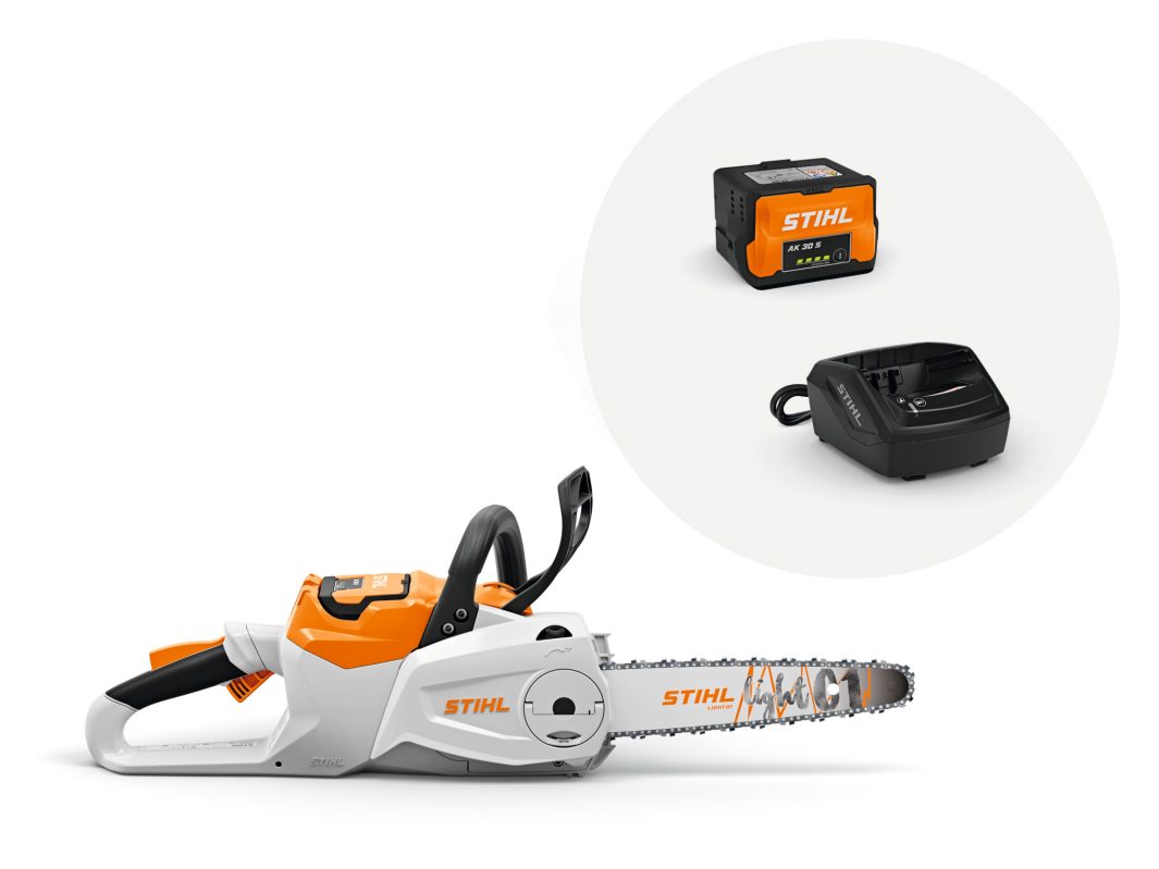 Motosierra de batería STIHL MSA 80.0 C SET (AK30S+ AL101), 35cm/14", 1/4" PM3, 72 eslabones