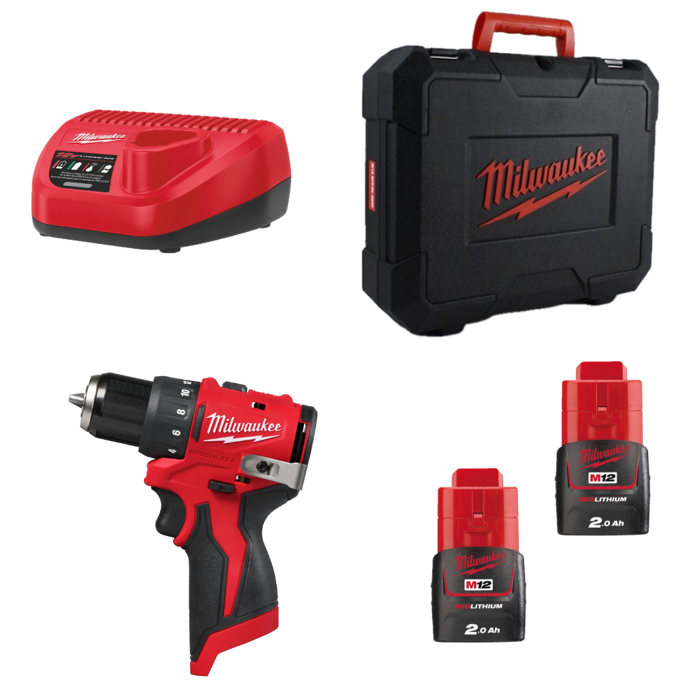 Taladro atornillador subcompacto M12BLDDRC-202C M12™ sin escobillas