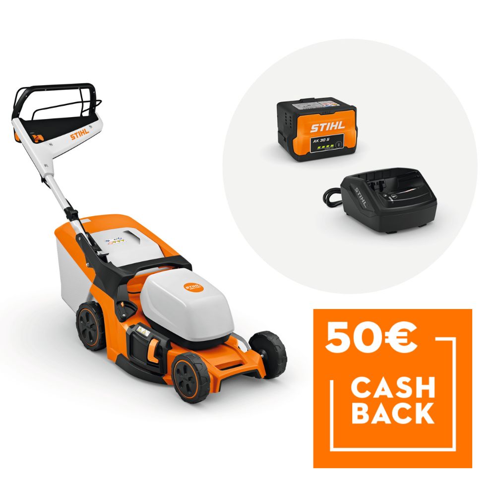 Cortacésped de batería STIHL - RMA 448.3 V SET (AK 30S + AL 101)