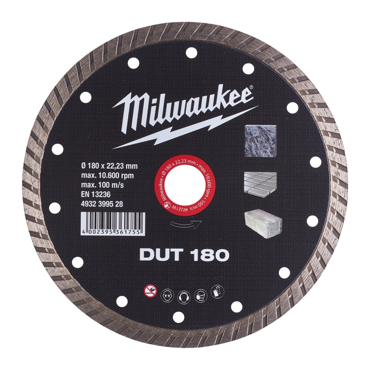 Disco diamante TURBO - DUT 180mm
