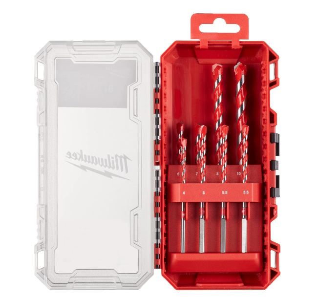 Premium Hammer Drill Milwaukee Set 1-8pc-UK