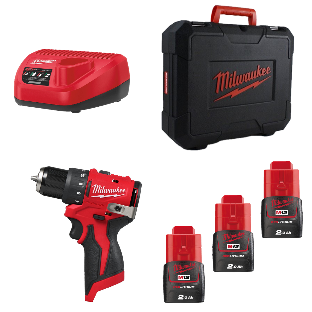 Taladro atornillador subcompacto M12BLDDRC-203C M12™ sin escobillas