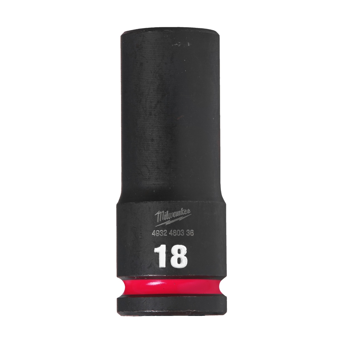 Vaso de impacto Milwaukee 1/2"largo 18mm