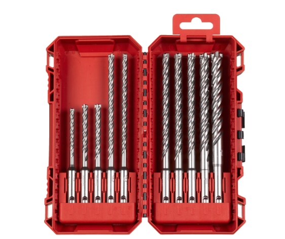 Estuche 10 brocas NG SDS-Plus MX4 - ajusta a Packout™