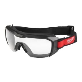Gafas de protección panorámicas de perfil bajo ventiladas transparentes