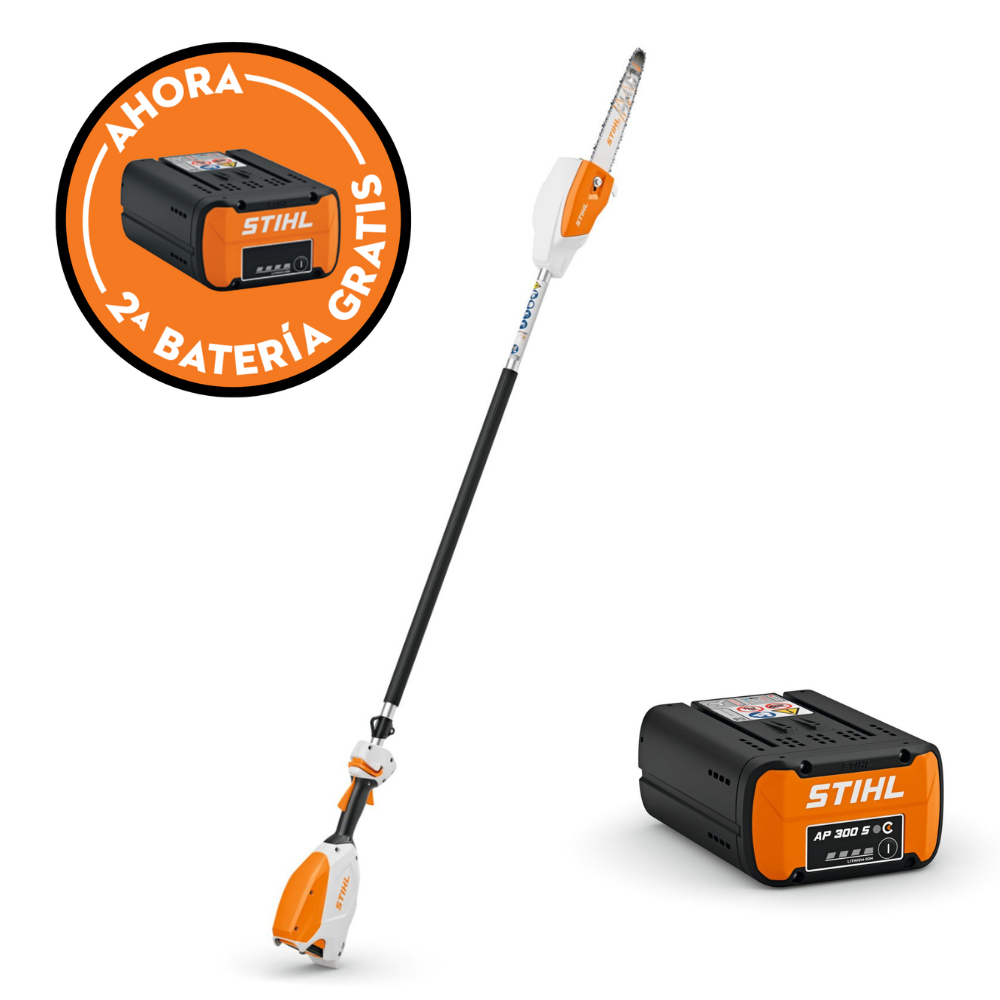 Podadora de altura de bateria HTA  66 K 1/4"P 71PM3 30cm + Batería STIHL AP 300 S + Batería GRATIS