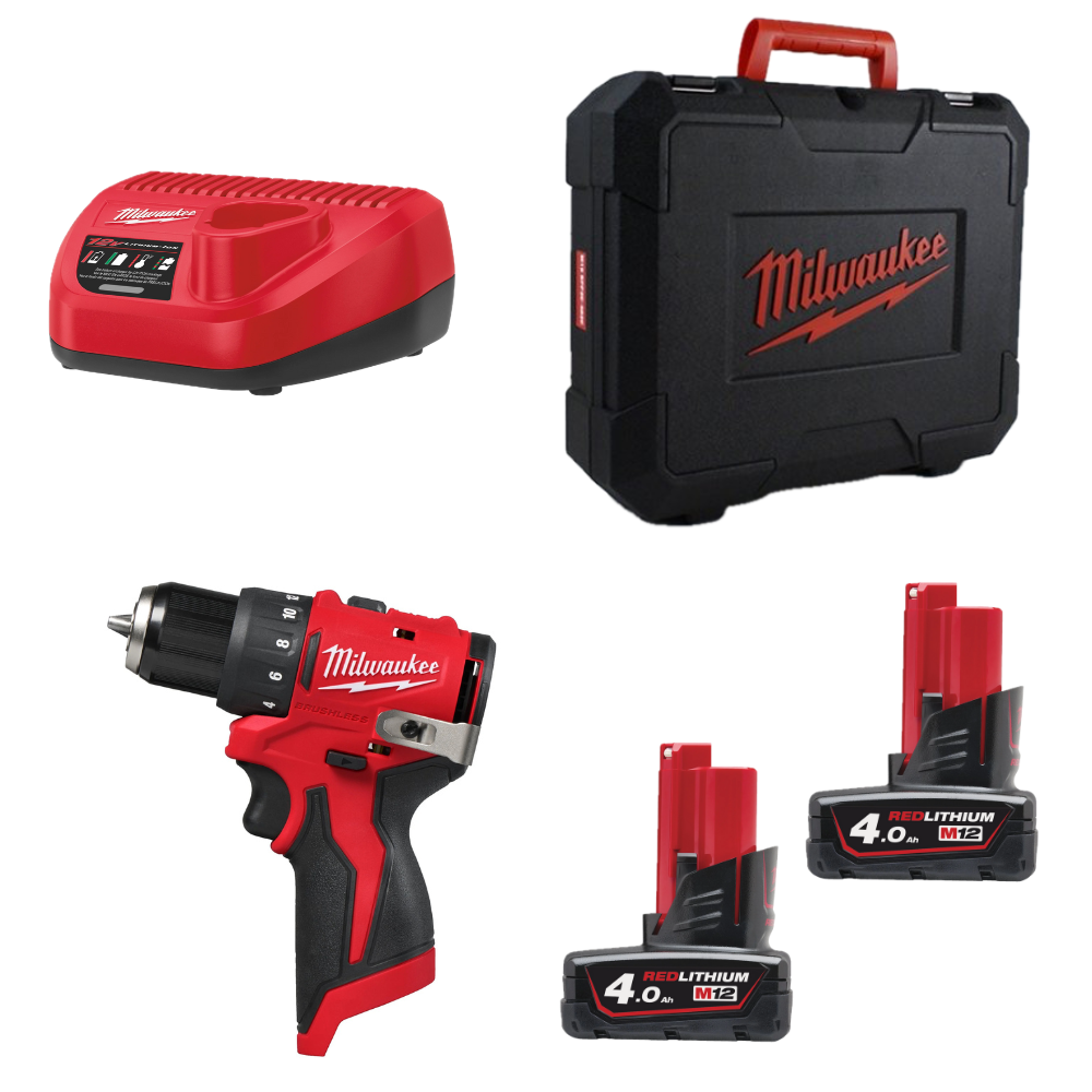 Taladro atornillador subcompacto M12BLDDRC-402C M12™ sin escobillas