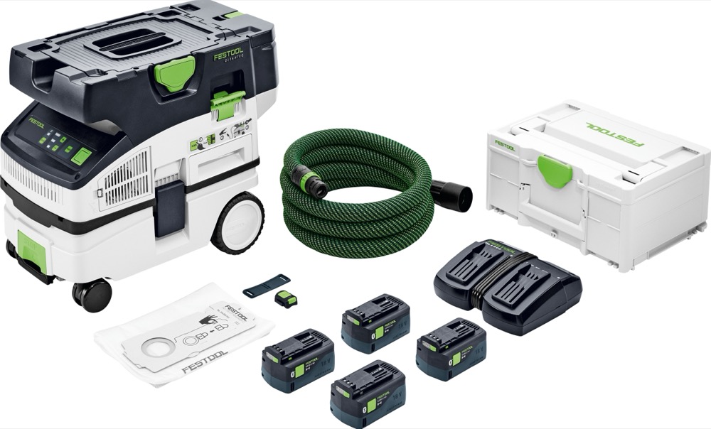 Aspirador profesional de batería Festool - CTLC MINI I-Plus CLEANTEC