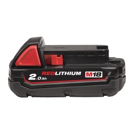 Batería Milwaukee - M18 B2, M18™, REDLITHIUM™, 2,0 Ah