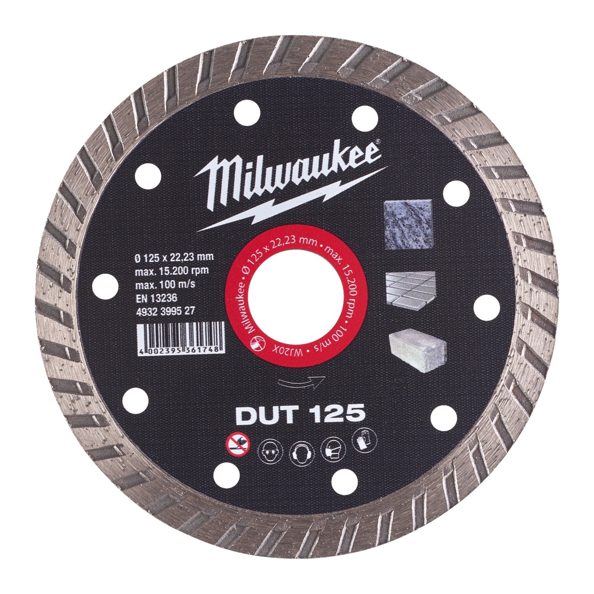 Disco diamante TURBO - DUT 125mm