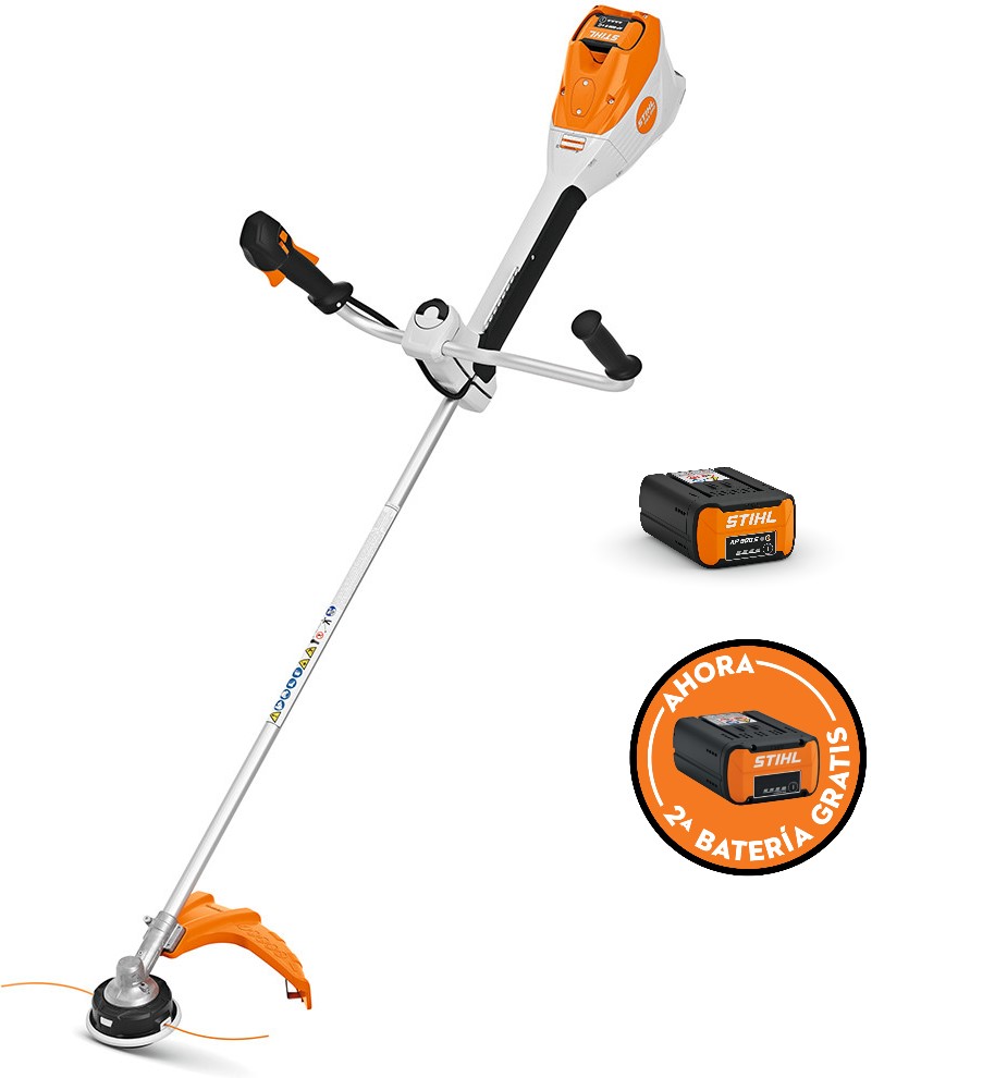 Desbrozadora de batería STIHL FSA 200 AutoCut 26-2 + Batería STIHL AP 500 S + Batería GRATIS