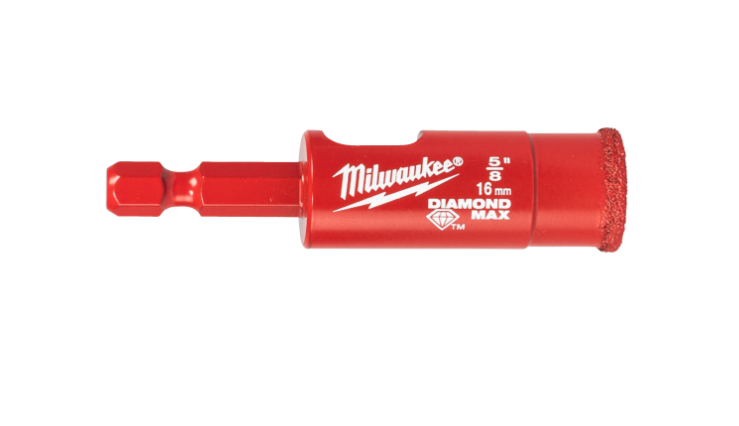 Brocas de seco/húmedo Diamond Max™ 16mm 1/4" hex.