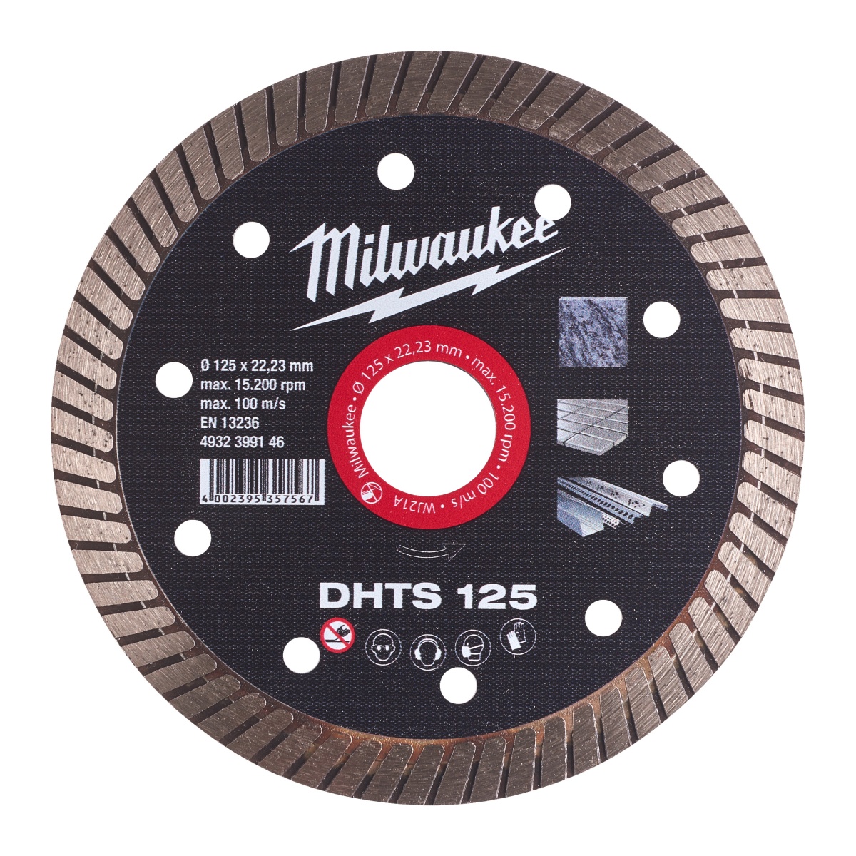 Disco diamante TURBO Extrafino - DHTS 125mm 1,2mm
