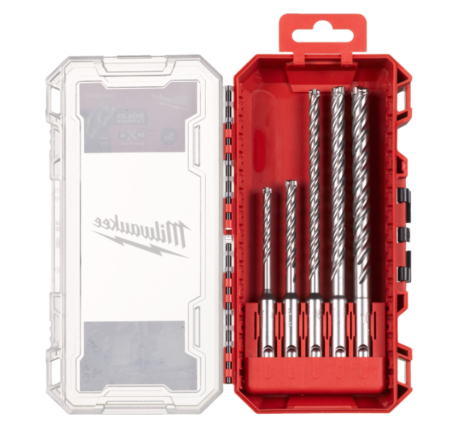 Estuche 5 brocas NG SDS-Plus MX4 - ajusta a Packout™