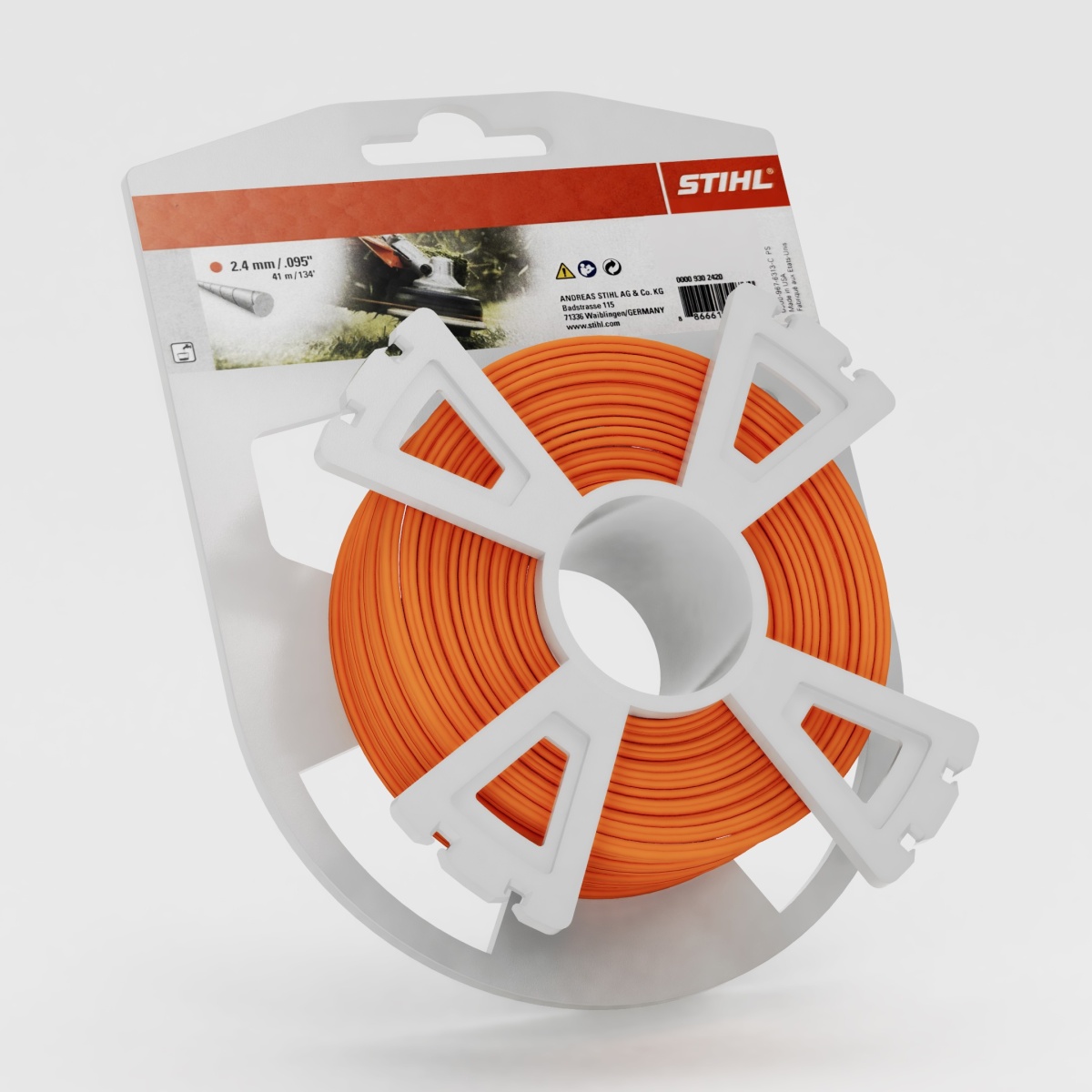 Hilo corte STIHL - redondo silencioso Ø 2.4 mm x 41.0