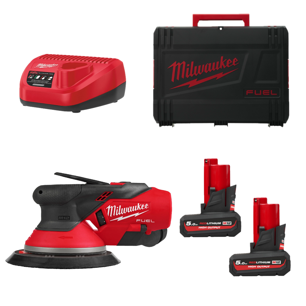Lijadora de rotorbital - M12FROS2.5-502X M12 FUEL™ de 150mm y 2,5mm de órbita