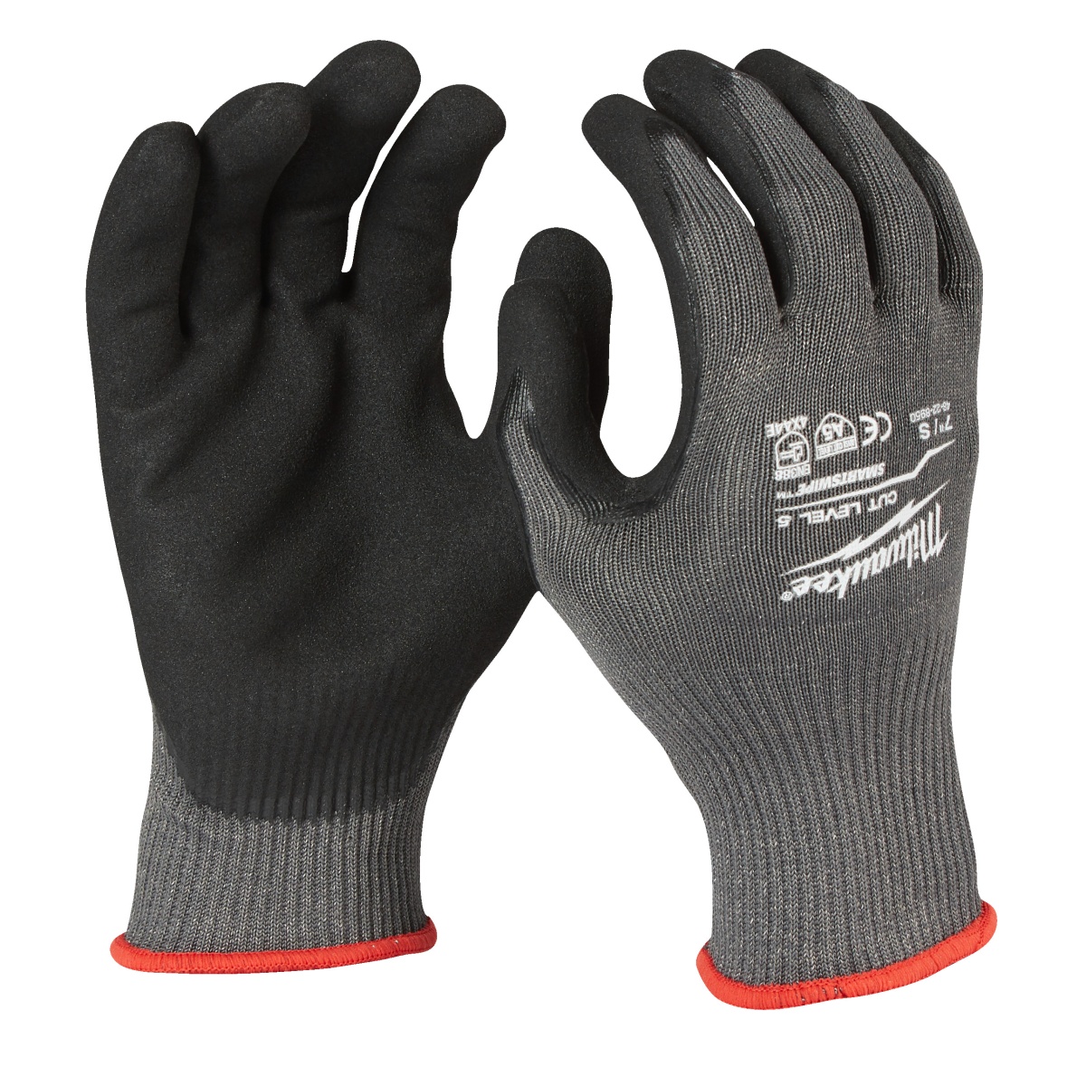 Guantes anticorte nitrilo nivel E - S / 7 -1 par
