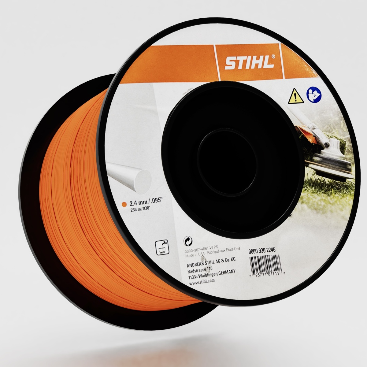 Hilo corte STIHL - redondo Ø 2.4 mm x 253.0 m