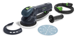 Lijadora excéntrica de engranaje eléctrica Festool - RO 150 FEQ ROTEX, órbita 5mm