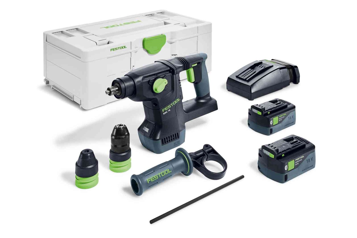 Martillo combinado a batería Festool - KHC 18, 5,0 EBI-Plus