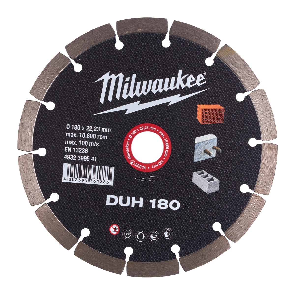 Disco diamante MAT.DUROS - DUH 180mm