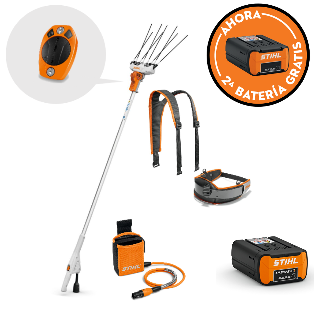Vareador SPA 130 + SC 2 A, cable, arnés + Batería STIHL AP 500 S + Batería GRATIS