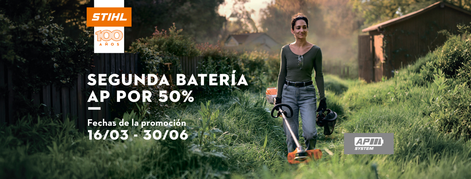 STIHL - segunda batería AP con descuento 50%