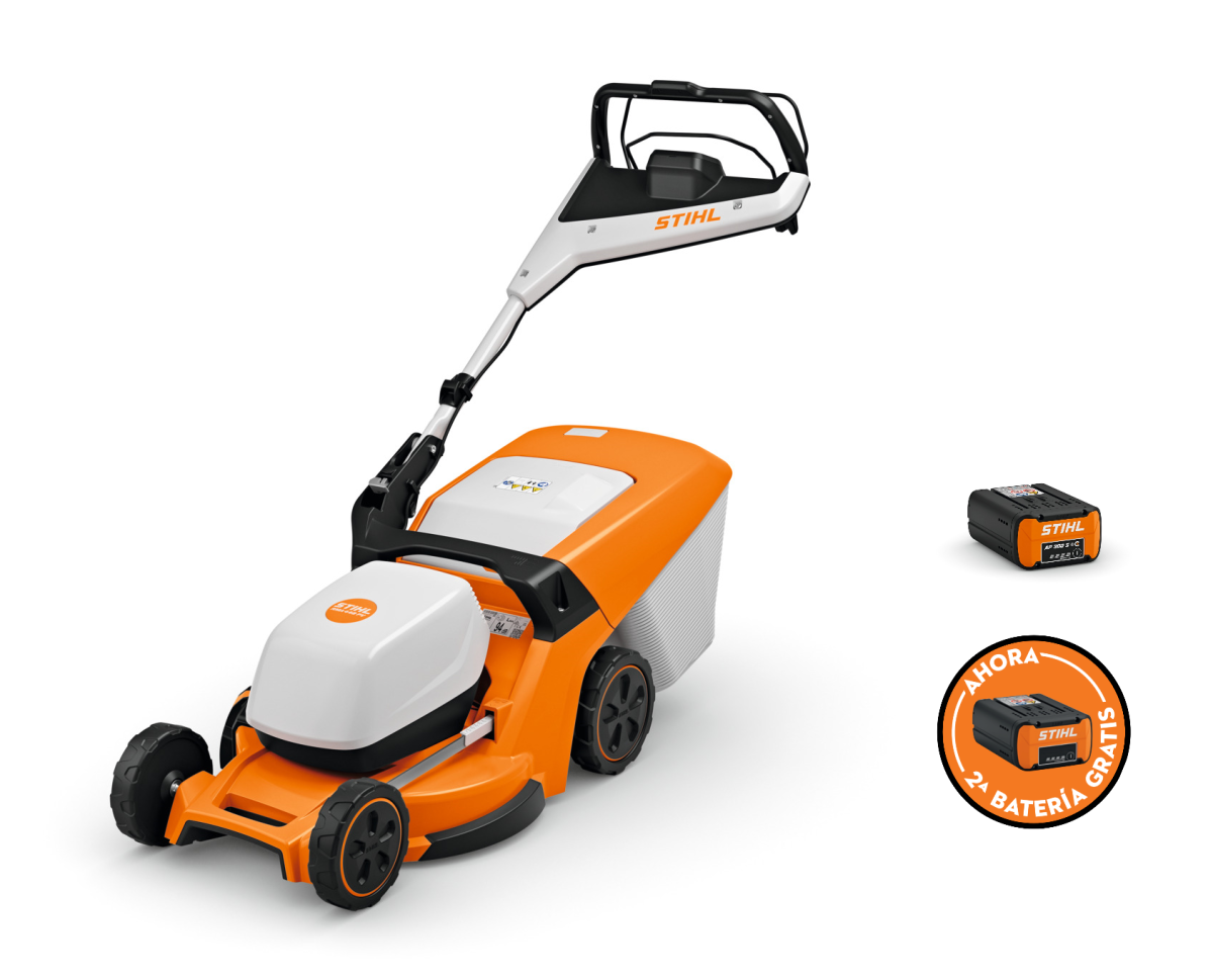 Cortacésped de batería STIHL RMA 448.3 PV (AP), sin cargador + Batería STIHL AP 300 S + Batería GRATIS