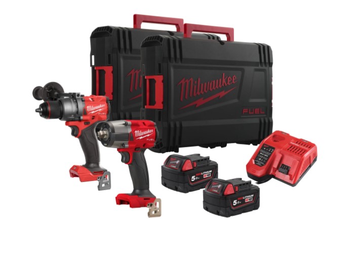 Kit de herramientas M18FPP2F3-502X M18 FUEL™ (M18FPD3 + M18FMTIW2F12)