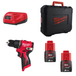 Taladro percutor subcompacto Milwaukee - M12BLPDRC-202C M12™ BRUSHLESS