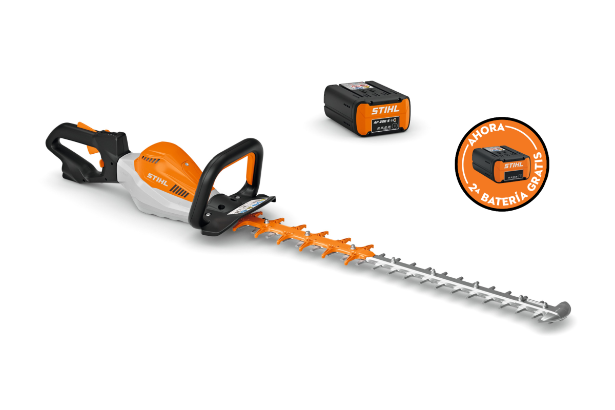 Cortasetos de Batería STIHL - HSA 130 R, longitud de corte 75cm/30" + Batería STIHL AP 200 S + Batería GRATIS