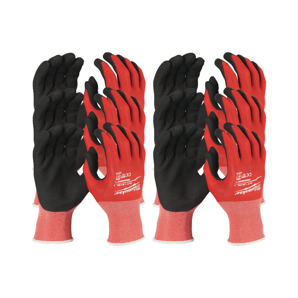 Guantes anticorte nitrilo nivel A - XXL / 11 - Pack de 12 pares