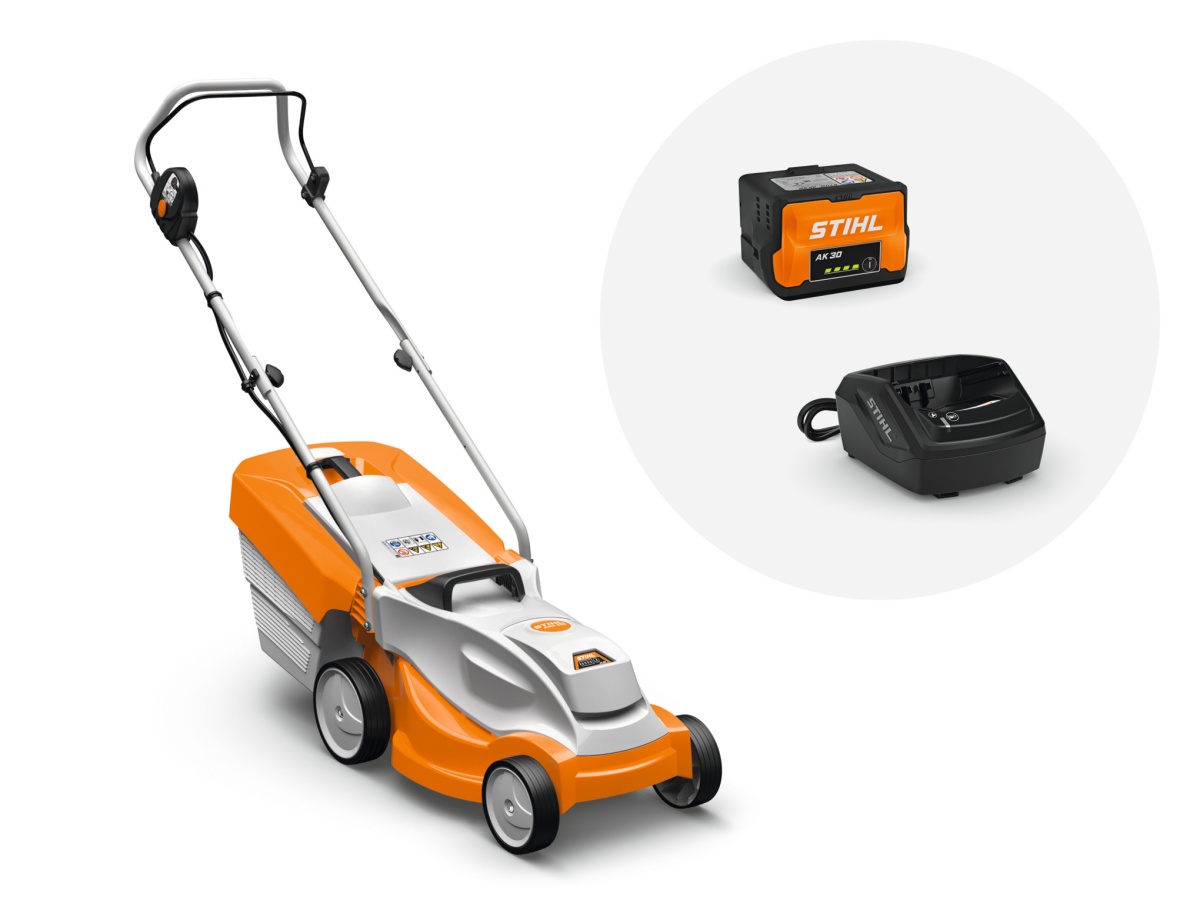 Cortacésped de batería RMA 235.1 SET (AK 30.0S+AL 101)