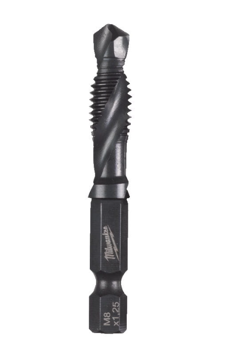Broca Milwaukee ROSCADAS HSS-G 1/4" hex. M8 x 57mm