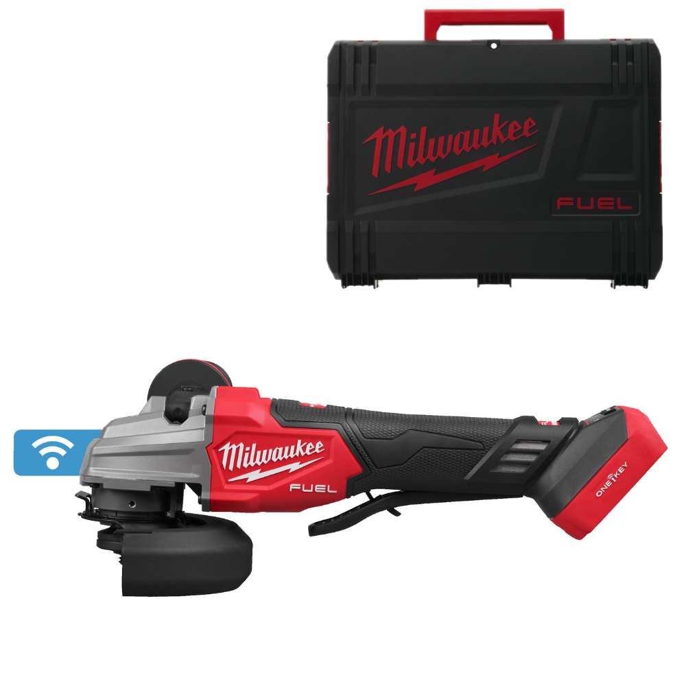 Amoladora angular de seguridad Milwaukee - M18FSAGSVO125X-0X M18 FUEL™ ONE-KEY™, 125mm con RAPIDSTOP™