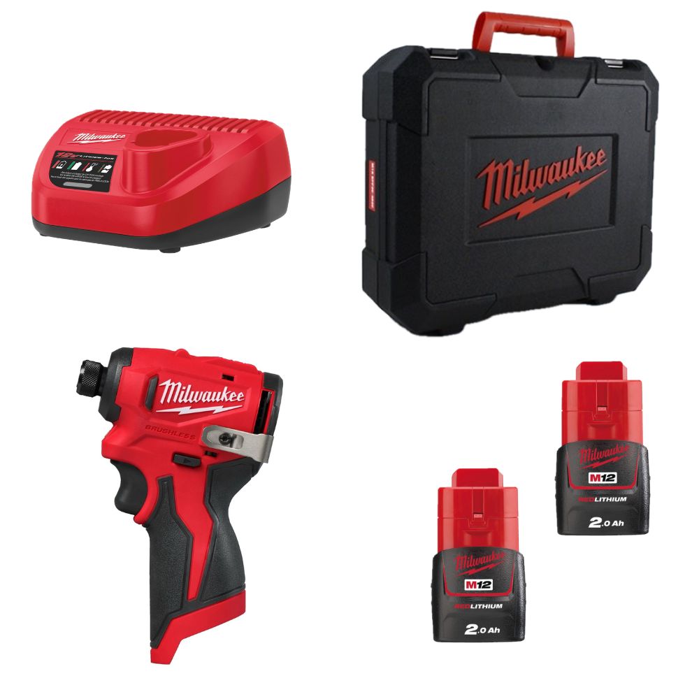 Atornillador de impacto subcompacto M12BLIDRC-202C M12™, 1/4 hex