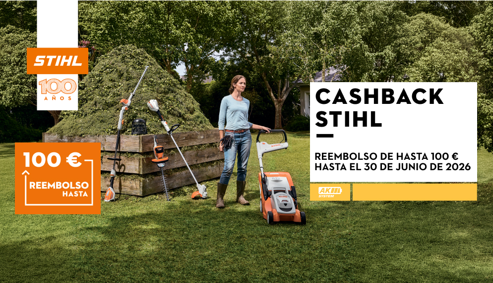 CashBack STIHL para Sistemas de batería AK