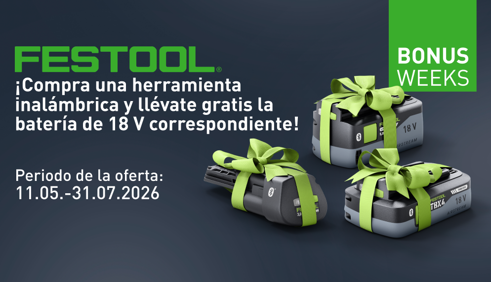 ¡Llévate una batería de 18V totalmente GRATIS!