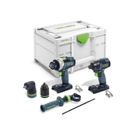 Set de taladro atornillador y atornillador de impacto TID 18 Basic-Set TPC 18/4 Set de taladro atornillador y atornillador de impacto TID 18 Basic-Set TPC 18/4