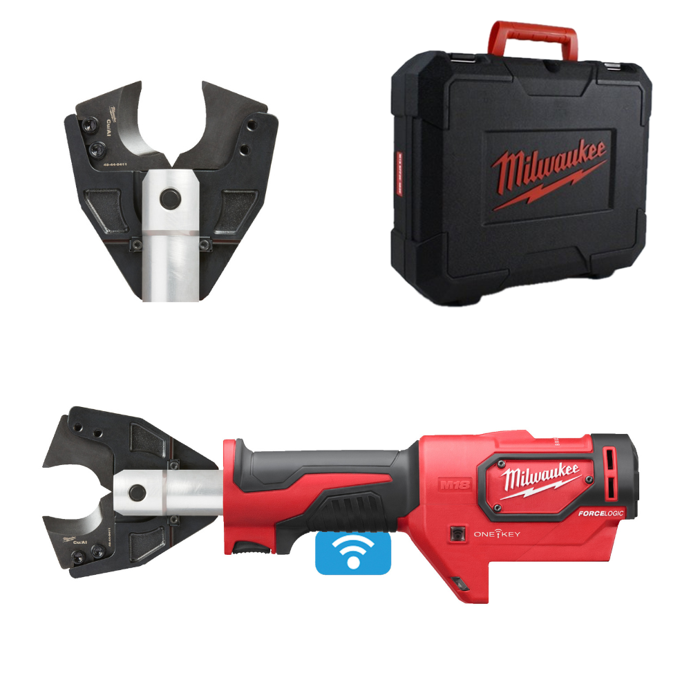 Cortadora hidráulica  Milwaukee - 18ONEHCC-0C CU/AL SET M18™ FORCE LOGIC™ DE 35MM