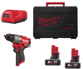 Taladro percutor subcompacto Milwaukee - M12 FPD2-602X, M12 FUEL™