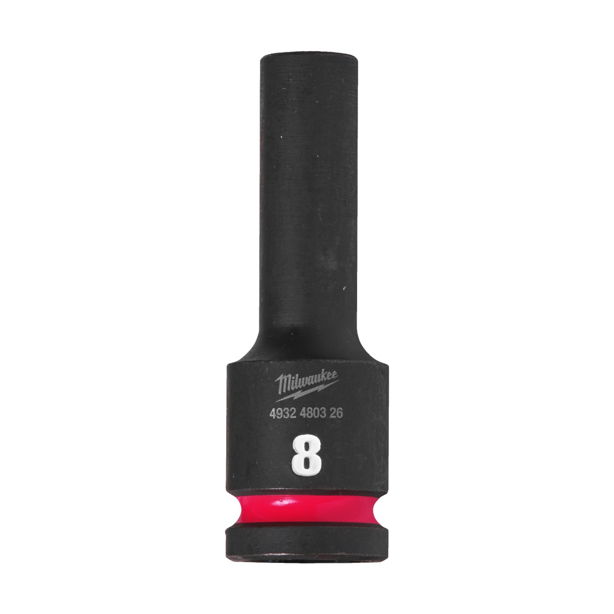 Vaso de impacto Milwaukee 1/2"largo 8mm