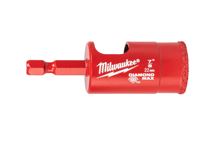 Brocas de seco/húmedo Diamond Max™ 22mm 1/4" hex