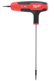 Llave en T macho con mango Torx Milwaukee - T6 Llave en T macho con mango Torx Milwaukee - T6