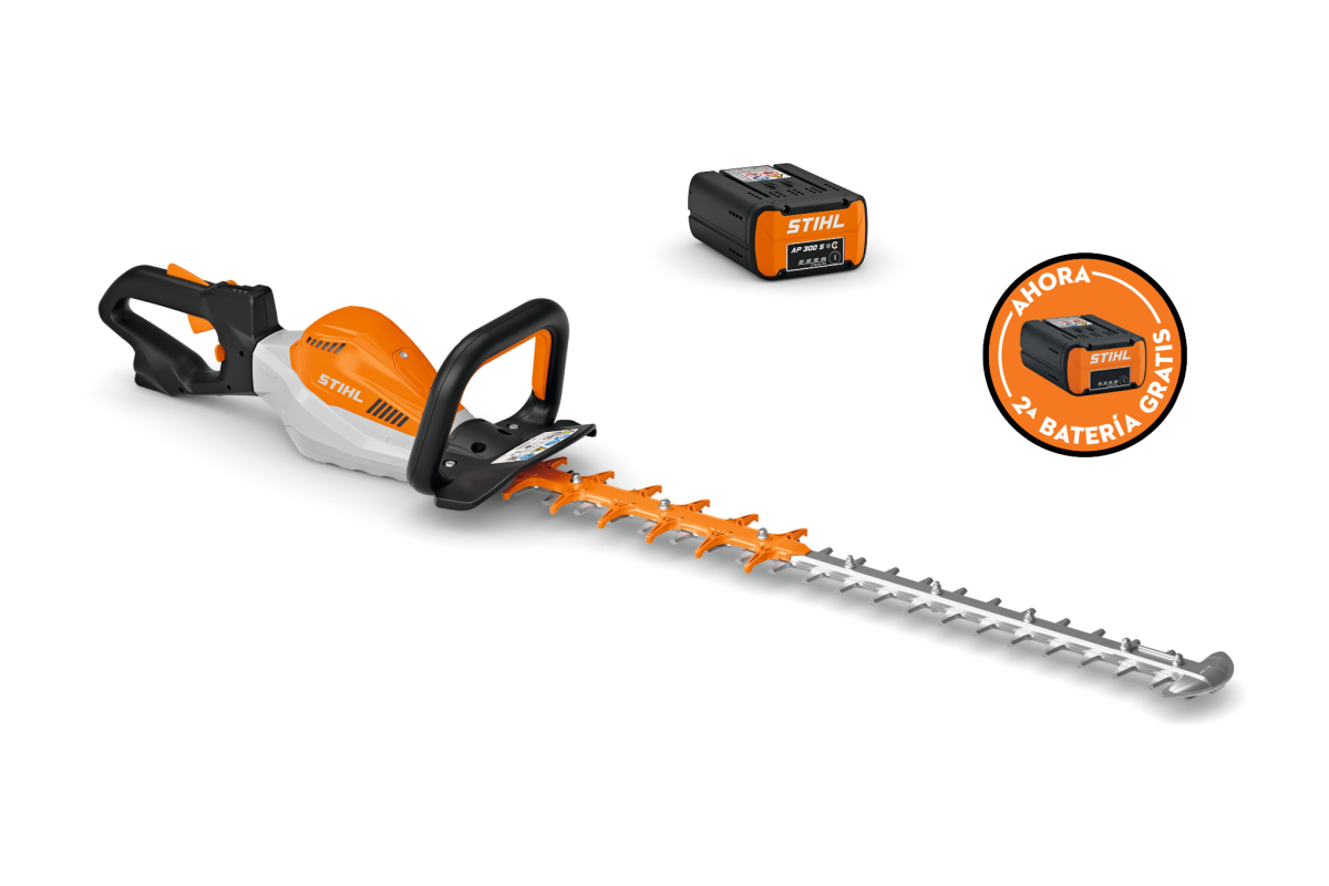 Cortasetos de batería STIHL HSA 130 R, sin batería ni cargador, 750mm + Batería STIHL AP 300 S + Batería GRATIS