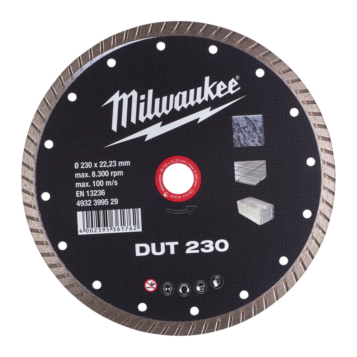 Disco diamante TURBO - DUT 230mm