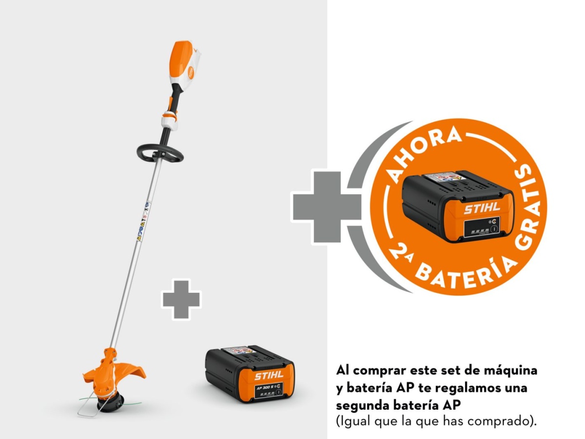 Desbrozadora de batería FSA  86 R AutoCut 6-2 Con batería AP 300S y una batería GRATIS