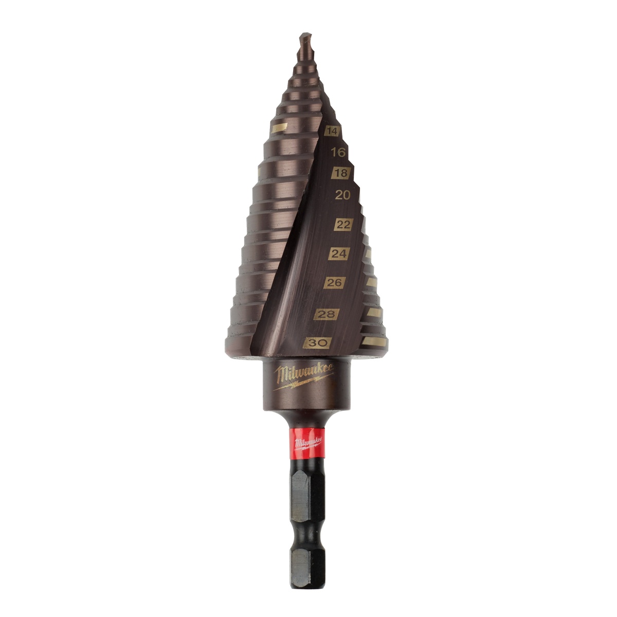 Broca escalonada Shockwave™ 4 a 30mm - paso de 2 y 3mm