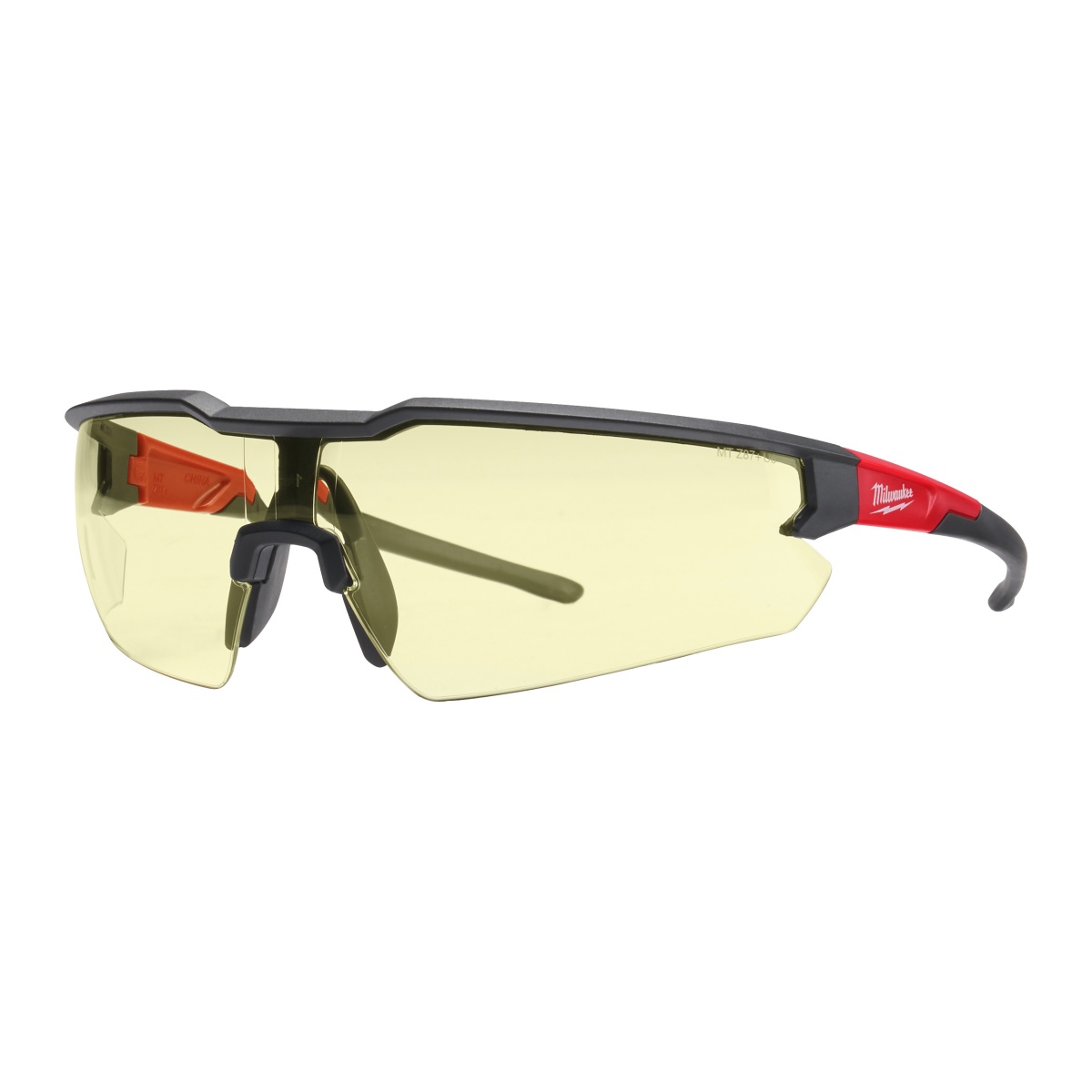 Gafas de seguridad básicas amarillas antivaho y antirrayaduras - 1 ud - pedido mínimo 12 uds