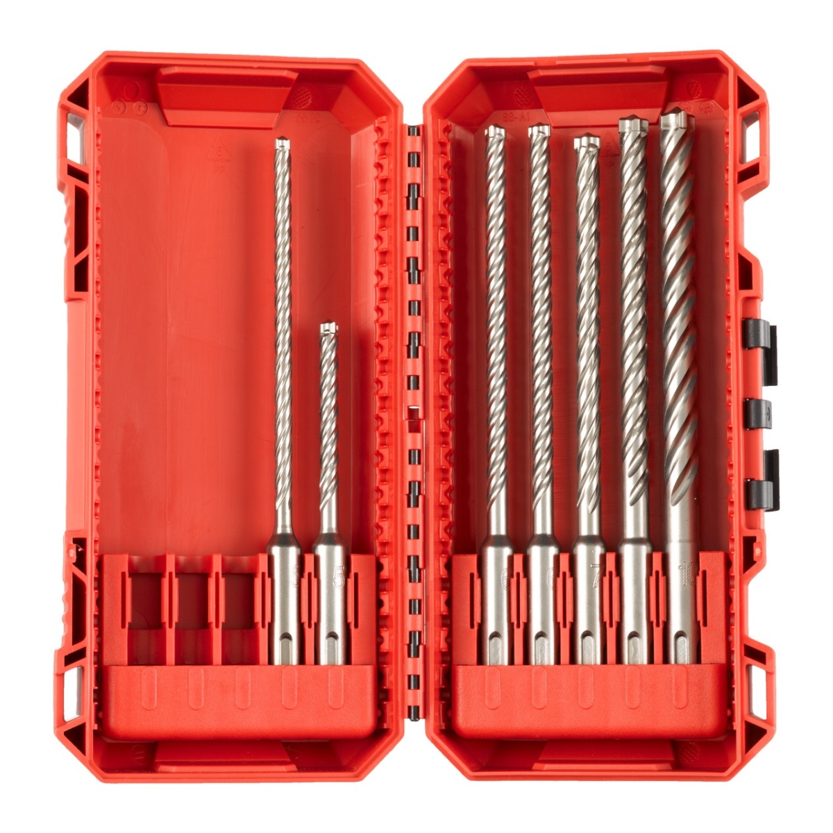 Estuche 7 brocas SDS-Plus MX4 - ajusta a PACKOUT